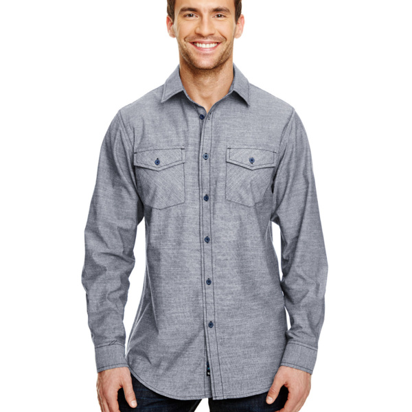 Men's Chambray Woven Shirt Thumbnail