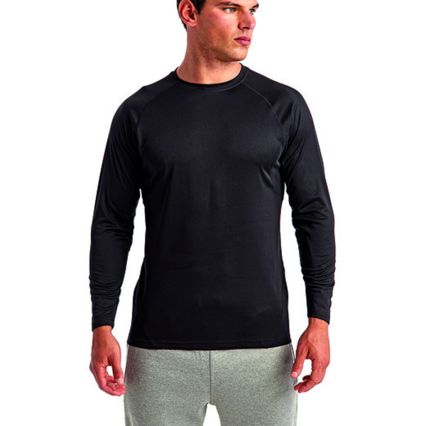 Unisex Panelled Long-Sleeve Tech T-Shirt Thumbnail