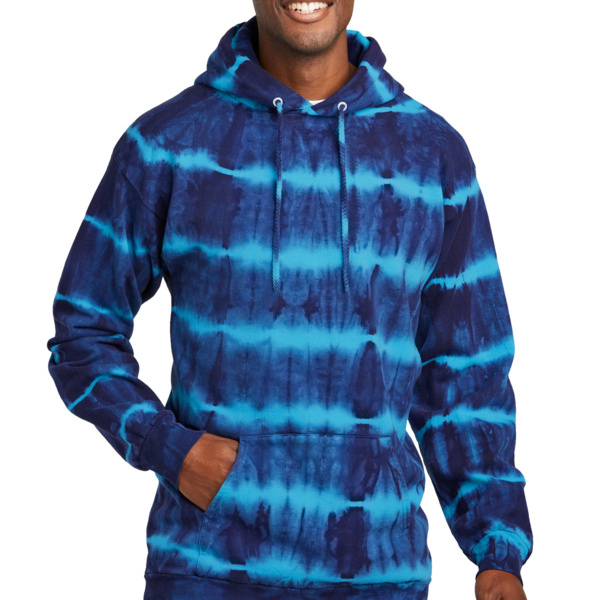Allover Stripe Tie Dye Fleece Thumbnail