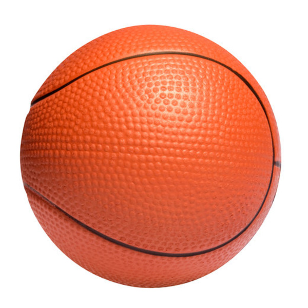 Basketball Shape Stress Ball Thumbnail