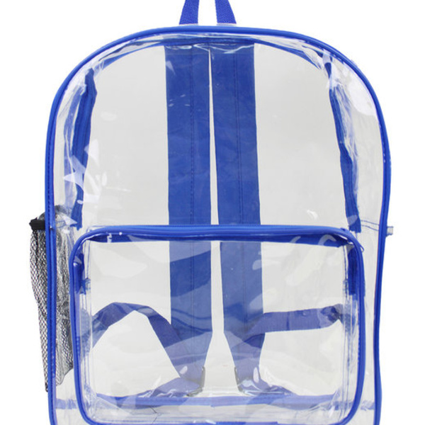 Large 17" Heavy Duty Clear Backpack Thumbnail