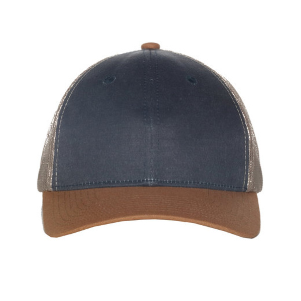 Structured Tri-Color Mesh Back Trucker Thumbnail