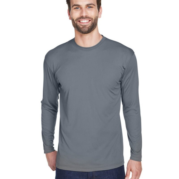 Men's Cool & Dry Sport Long Sleeve Performance Interlock T-Shirt Thumbnail