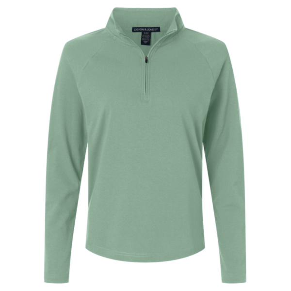 Women's Seaton Pebble Textured Quarter-Zip Pullover Thumbnail