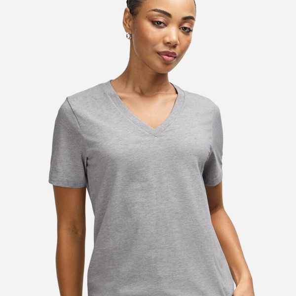 Women's Midweight V-Neck Tee Thumbnail