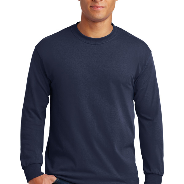 Heavy Cotton 100% Cotton Long Sleeve T Shirt Thumbnail