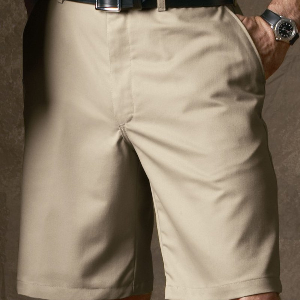 Men's Plain Front Shorts Thumbnail