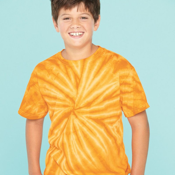 Youth Cyclone Pinwheel Tie-Dyed T-Shirt Thumbnail