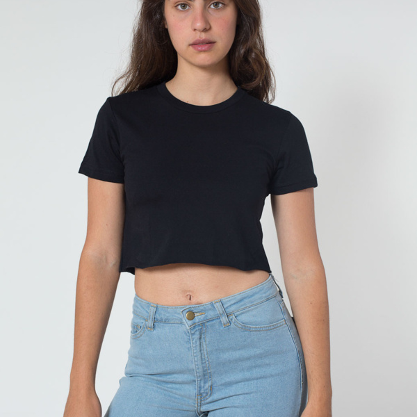 2380 Fine Jersey S/S Cropped T-Shirt Thumbnail