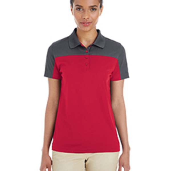 Ladies' Balance Colorblock Performance Piqué Polo Thumbnail