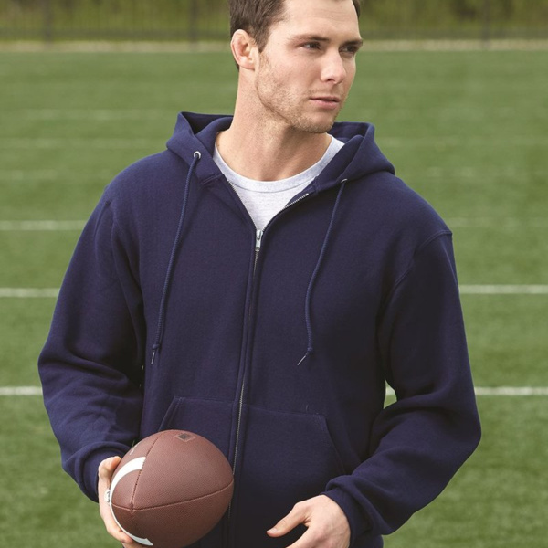 Unisex Dri Power® Full-Zip Hooded Sweatshirt Thumbnail