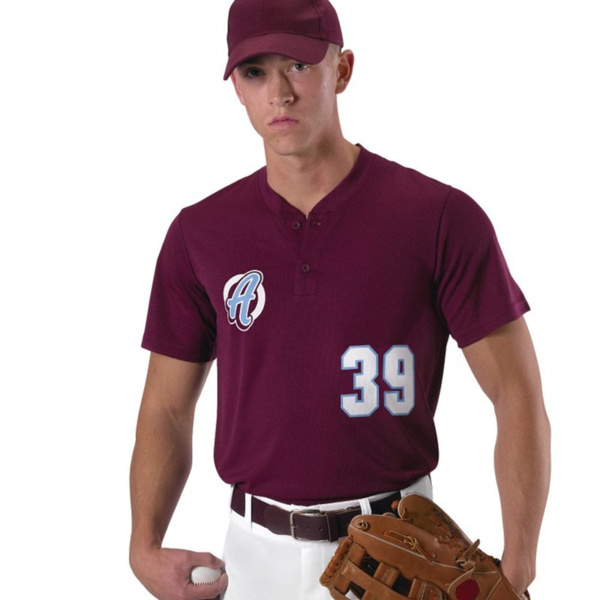 Men's Baseball Two Button Henley Jersey Thumbnail