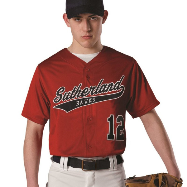 Youth Dura Light Mesh Baseball Jersey Thumbnail